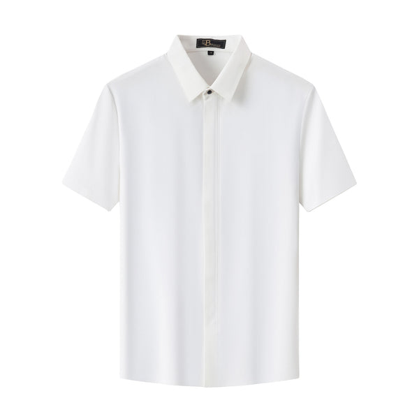 PS801-Stealth Zip Performance Shirt-WHITE