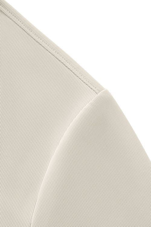 PS812-Ventura Zip Performance Polo-SAND – view 3