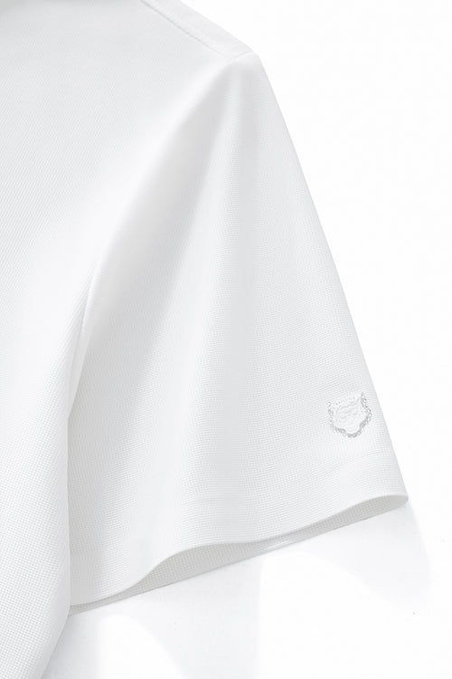 PS812-Ventura Zip Performance Polo-WHITE – view 4