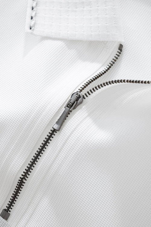 PS812-Ventura Zip Performance Polo-WHITE – view 5