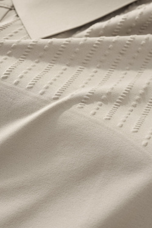 PS814-Seamless Linear Texture Polo-KHAKI – view 6