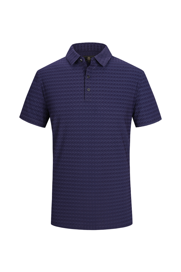 Polo Tessera Performance - Azul marino