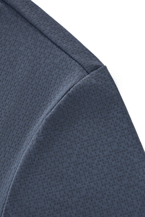 PSL2000-Seamless Mosaic Texture Polo-PETROL – view 3