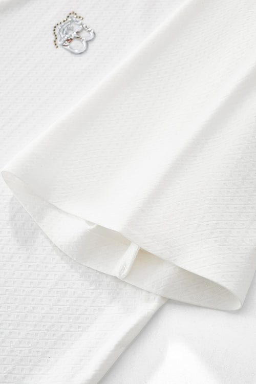 PSL2001-Seamless Horizon Zip Polo-WHITE – view 4