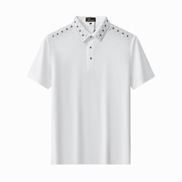 PSR200-Lustre Trim Polo-WHTSL