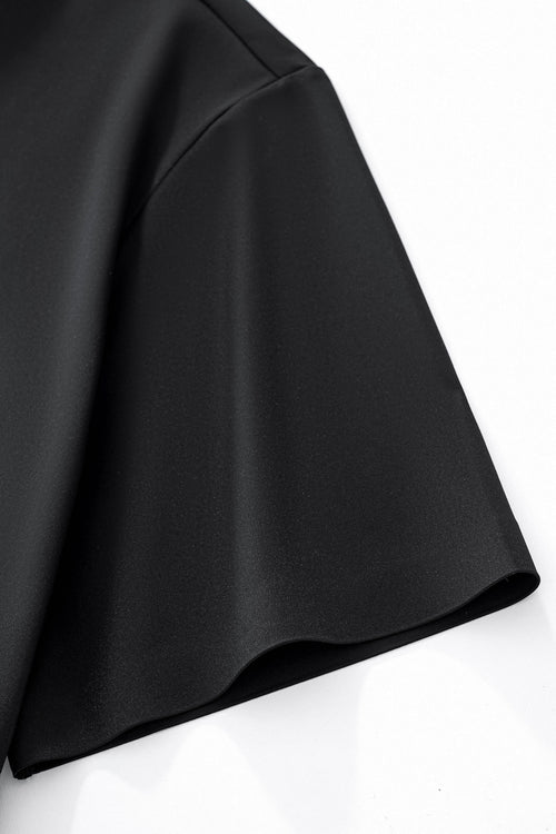 PSR201-Lustre Matrix Polo-BLKGD – view 4