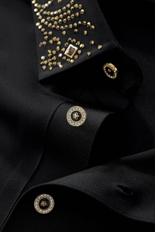 PSR202-Lustre Aura Polo-BLKGD – view 5
