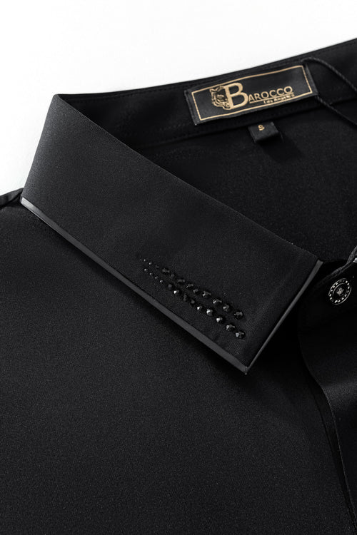 PSR204-Regal Crystal Pocket Polo-BLACK/BLACK – view 5