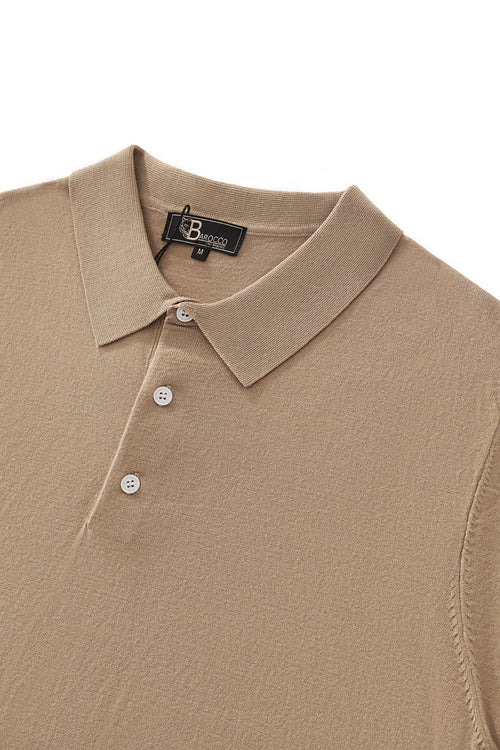 PSS611 - Everyday Luxe Polo-KHAKI – view 2