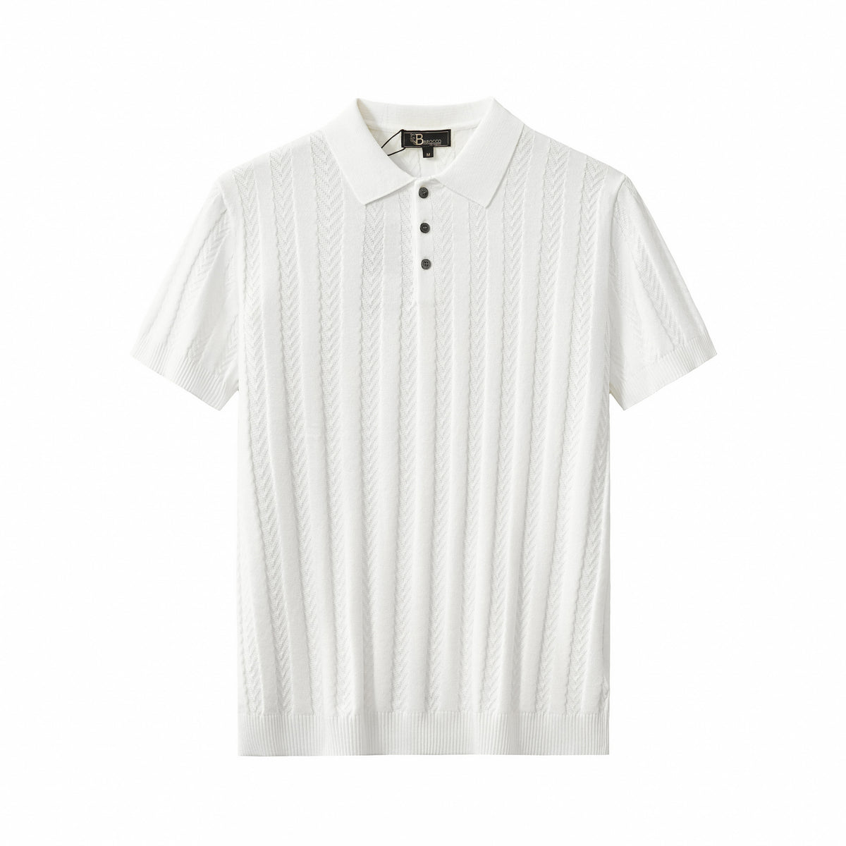 Polo con botones MetroLine - BLANCO – BAROCCO wholesale polo shirts