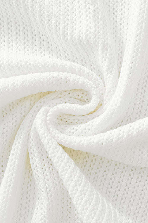 Polo de malla EdgeTrim - BLANCO – view 5