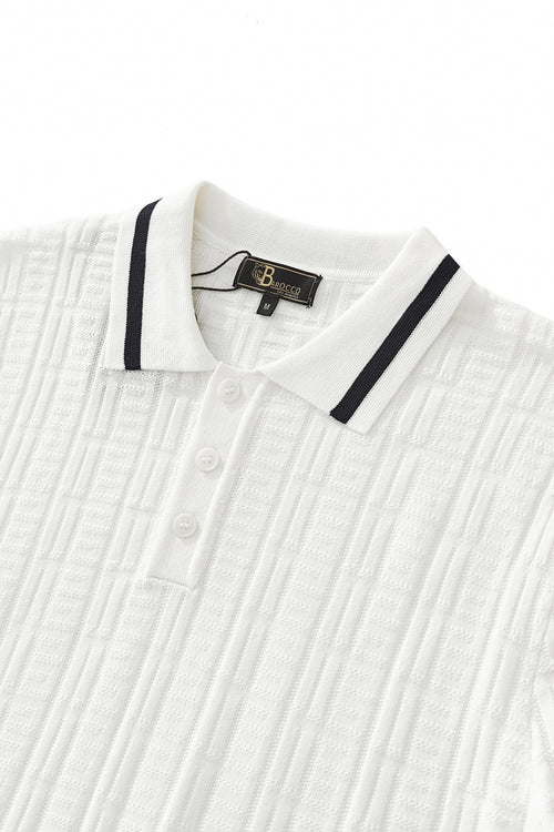 PSS620 - Textura Polo-IVORY – view 2