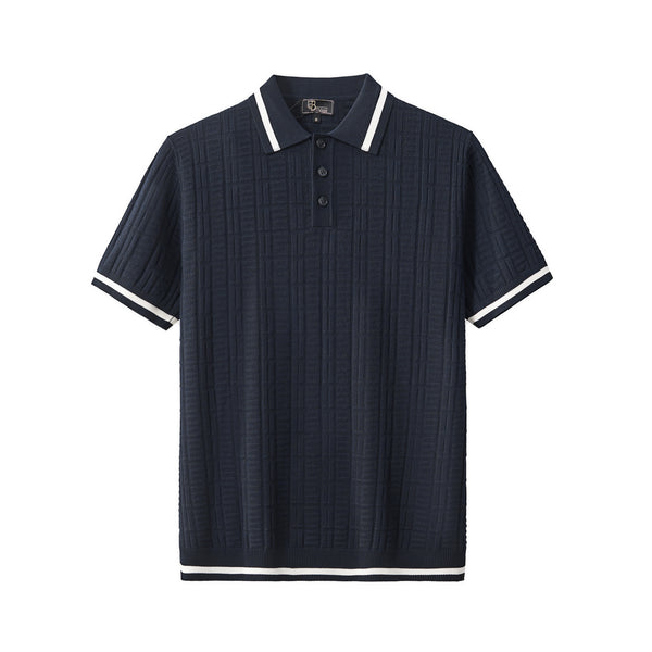 PSS620 - Textura Polo-NAVY