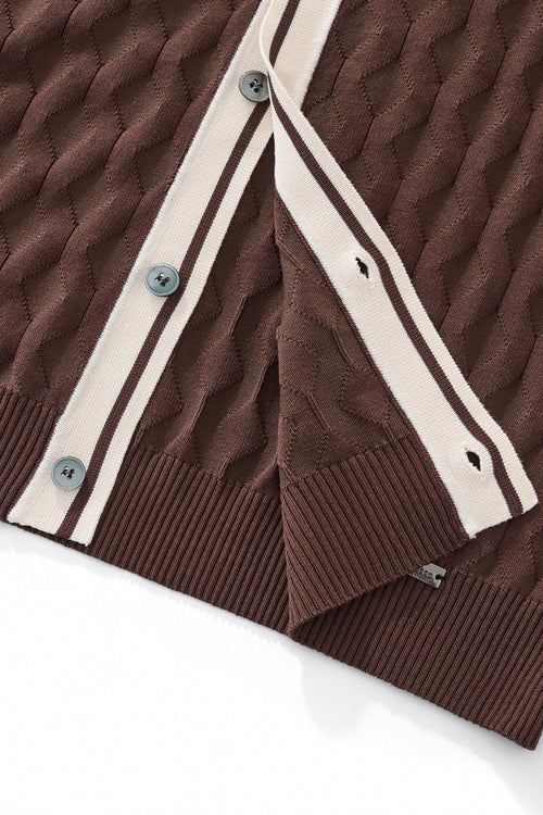PSS630-Verona Knit SS Shirt-MOCHA – view 7