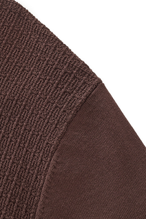 PSS632-Milano Texture Polo-BROWN – view 3