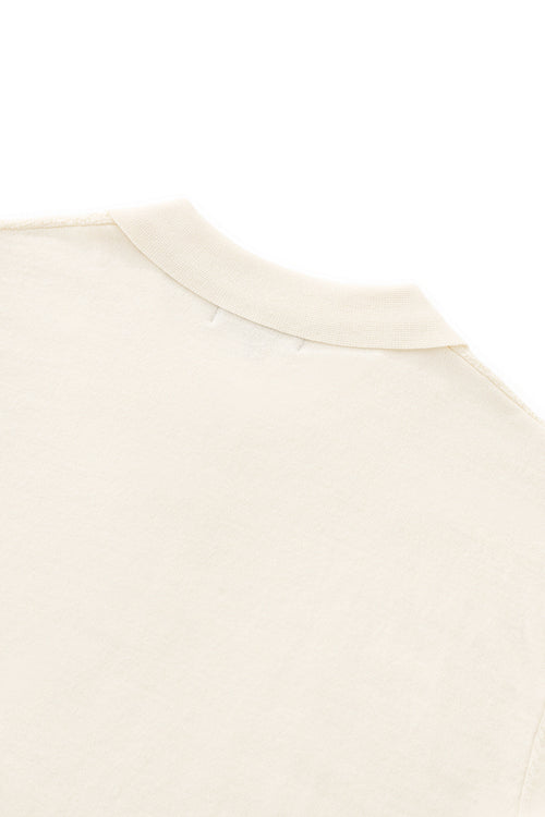 PSS632-Milano Texture Polo-IVORY – view 5