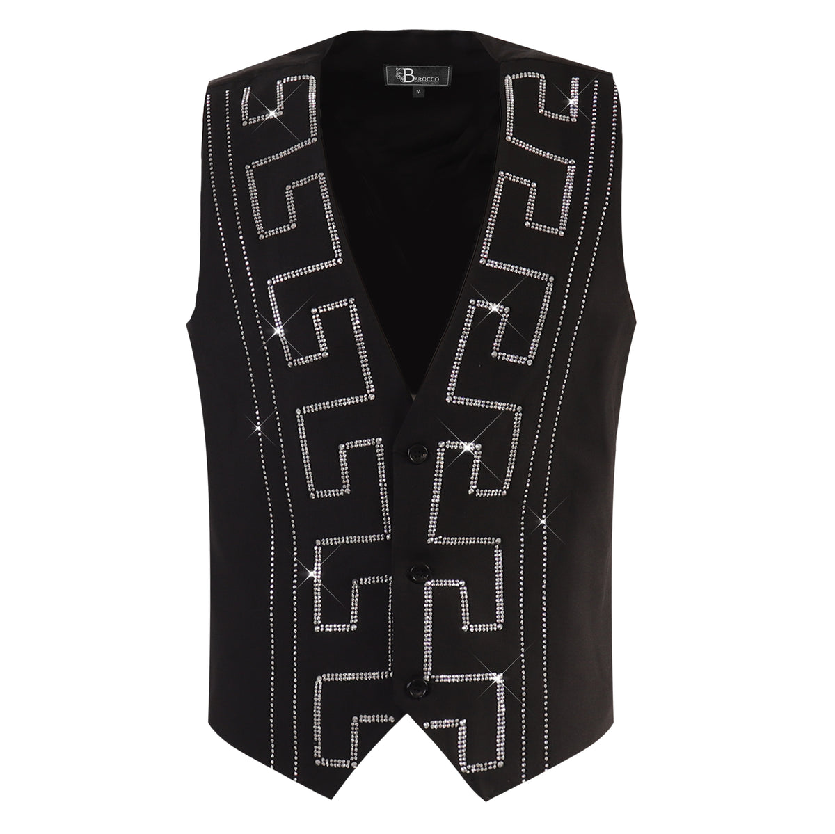RV962 - Diamond Drape BLACK/SILVER
