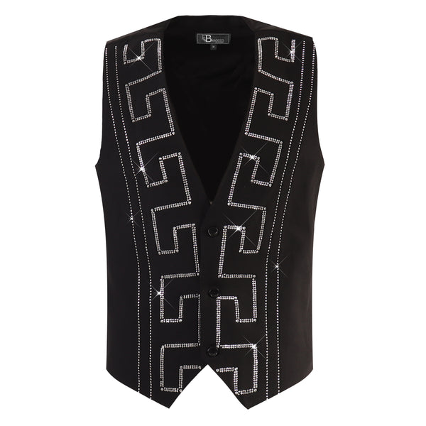 RV962 - Diamond Drape BLACK/SILVER