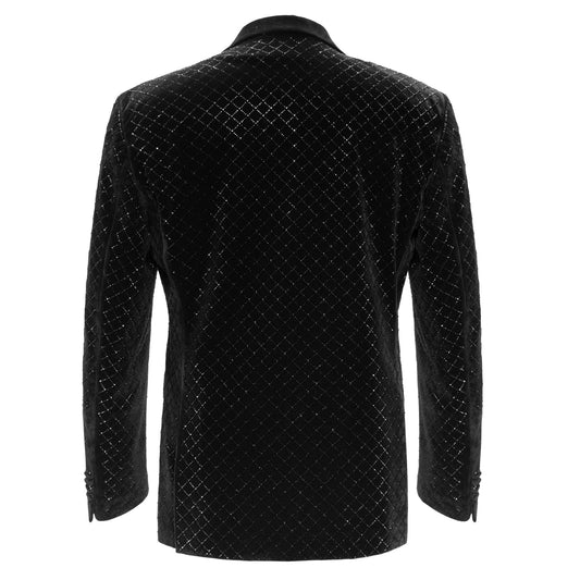 Blazer de traje opulento - NEGRO/NEGRO