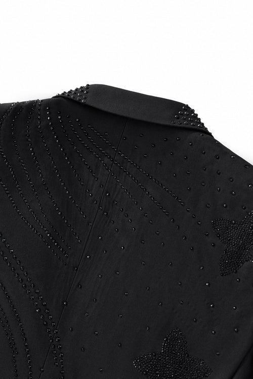 SB472-Celestial Wave Blazer-BLKBK – view 5
