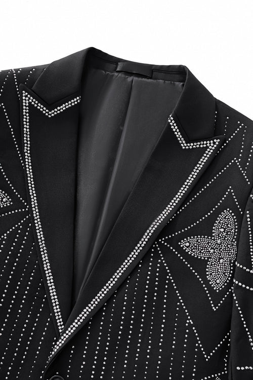 SB474-Eclipse Crest Blazer-BLKSL – view 2