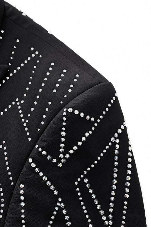 SB474-Eclipse Crest Blazer-BLKSL – view 4