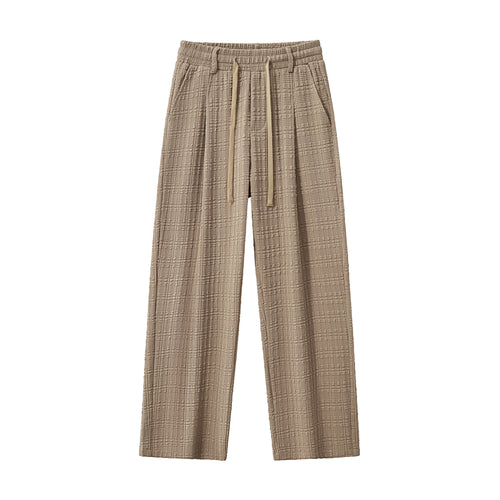 Conjunto Loft – Camisa y pantalón texturizados de manga corta - MARRÓN – view 4