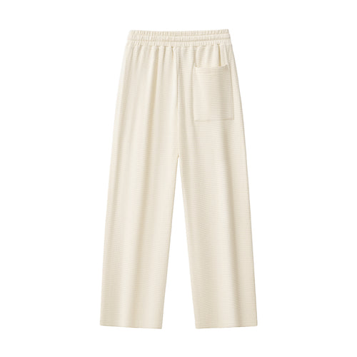 Conjunto Vista: Camisa y pantalón con textura de gofre - Gris topo – view 5