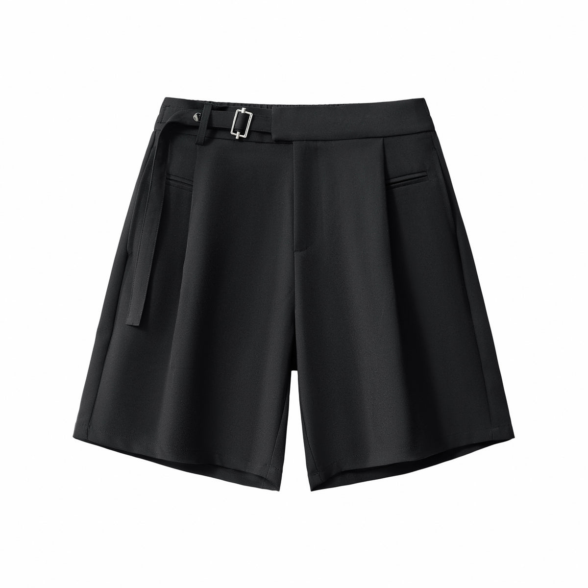 SRT301 - Contour Belted Short-BLACK – BAROCCO wholesale menswear