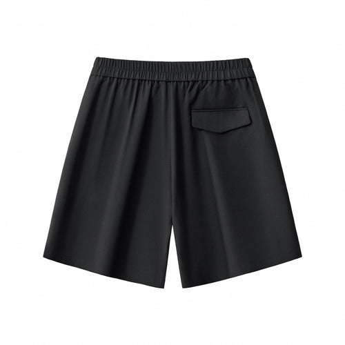 SRT301 - Contour Belted Short-BLACK – view 1