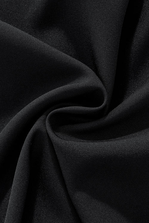 SRT301 - Contour Belted Short-BLACK – view 3