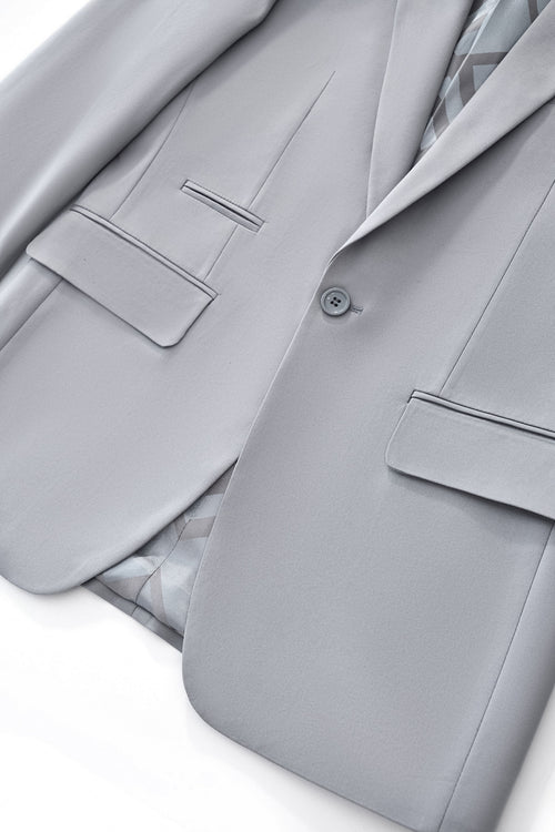 SU600-ESSENCE SIGNATURE SUIT-GREY – view 7