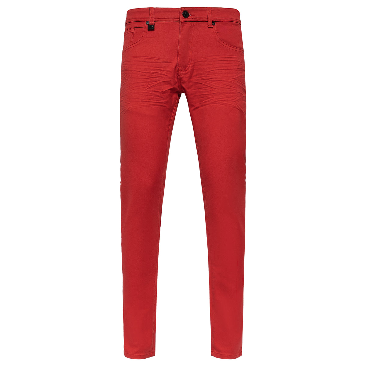 Estilo básico Denim-ROJO