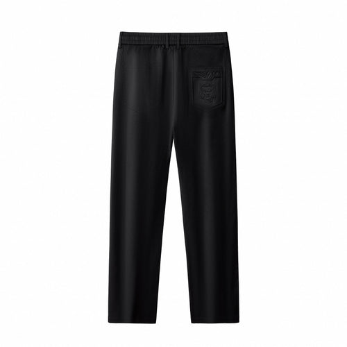TC121-Apex Drawstring Stretch Pants-BLACK – view 1