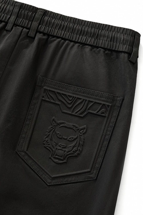 TC121-Apex Drawstring Stretch Pants-BLACK – view 6