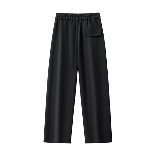 TC451 - Belmont Pleated Trousers-BLACK – view 1