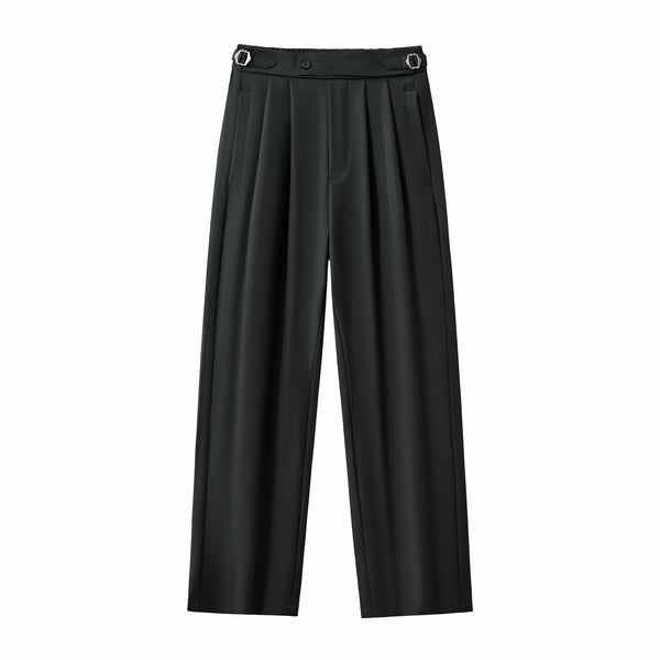 Pantalones Wellington con trabillas laterales - NEGRO