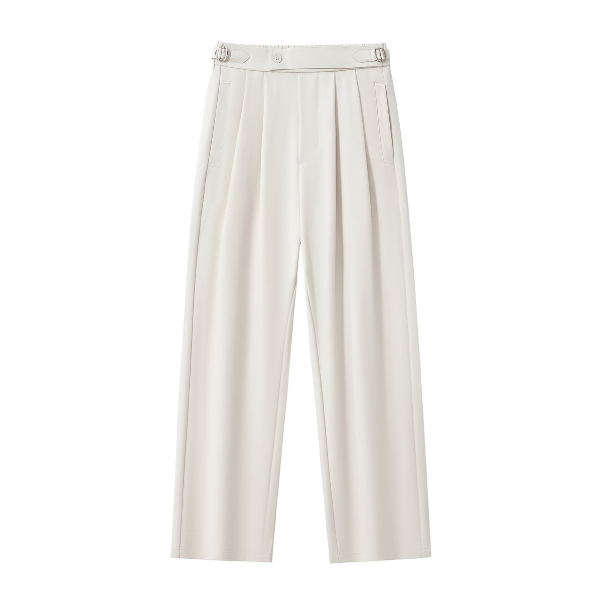 Pantalones Wellington con trabillas laterales - Topo grisáceo – BAROCCO wholesale menswear