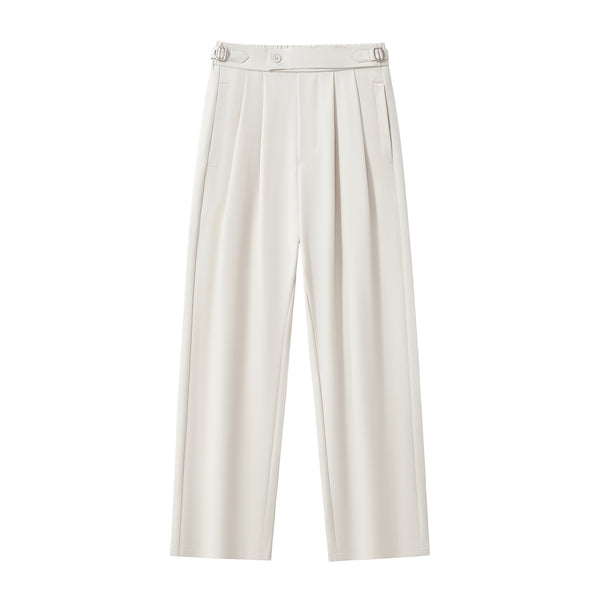 Pantalones Wellington con trabillas laterales - Topo grisáceo