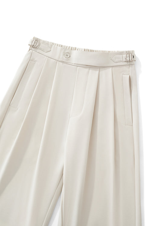 Pantalones Wellington con trabillas laterales - Topo grisáceo – view 2
