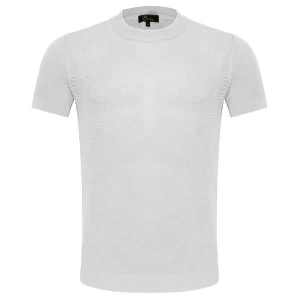 TS52 - Elevate Knit Tee-WHITE