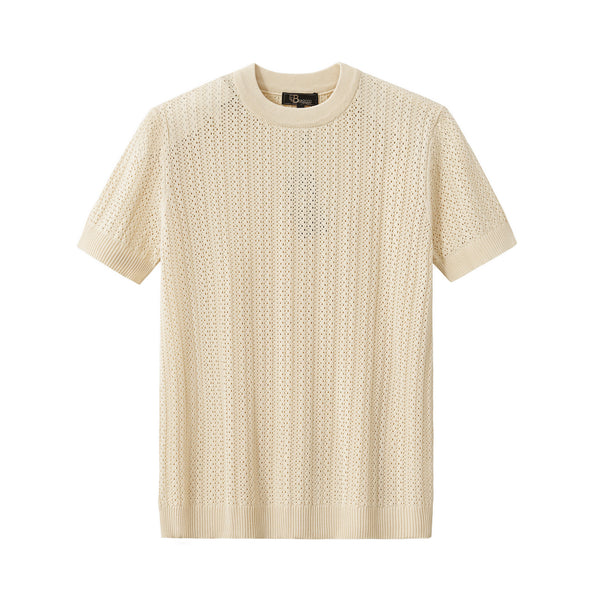 TS62 - AirWeave Knit Shirt-KHAKI