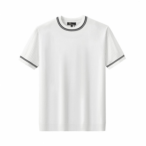 TS64 - Strato Trim Tee-WHITE