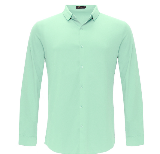 Barocco Ascend Stretch Shirt-MINT
