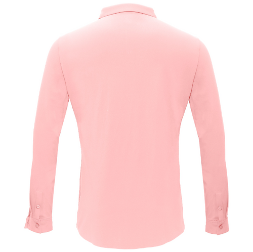 Camisa elástica Barocco Ascend - ROSA