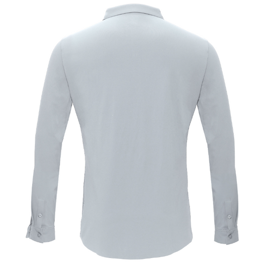 Barocco Ascend Stretch Shirt-SILVER
