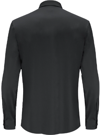 B315 - Zen Appeal LS button down shirt-BLACK