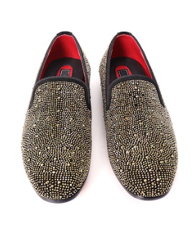Mocasines Rocky Road - NEGRO/DORADO